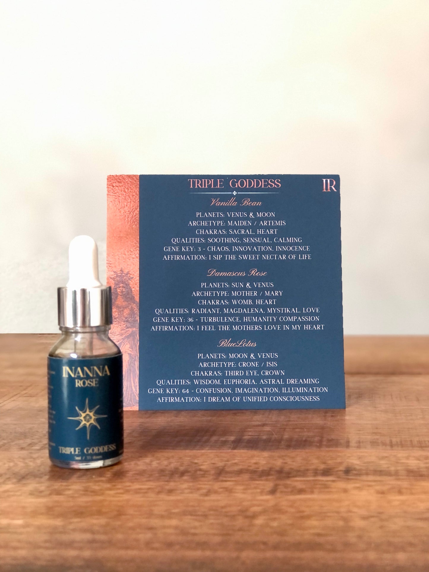Triple Goddess Spagyric Elixir, Inanna Rose