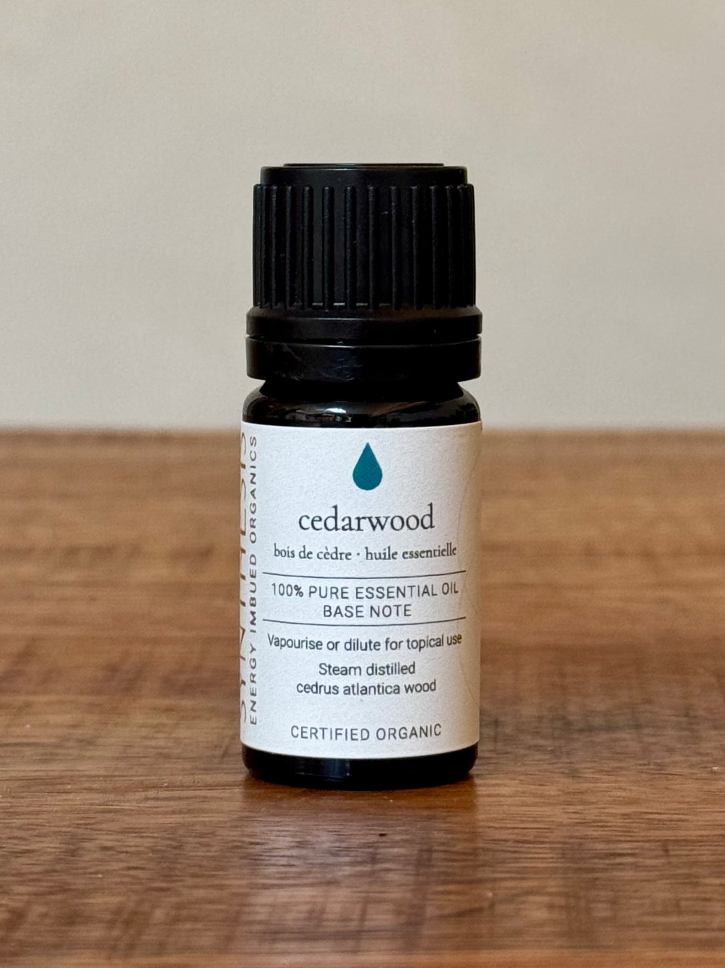 Cedarwood Certified Organic Essential Oil, Synthesis Energy Imbued Organics