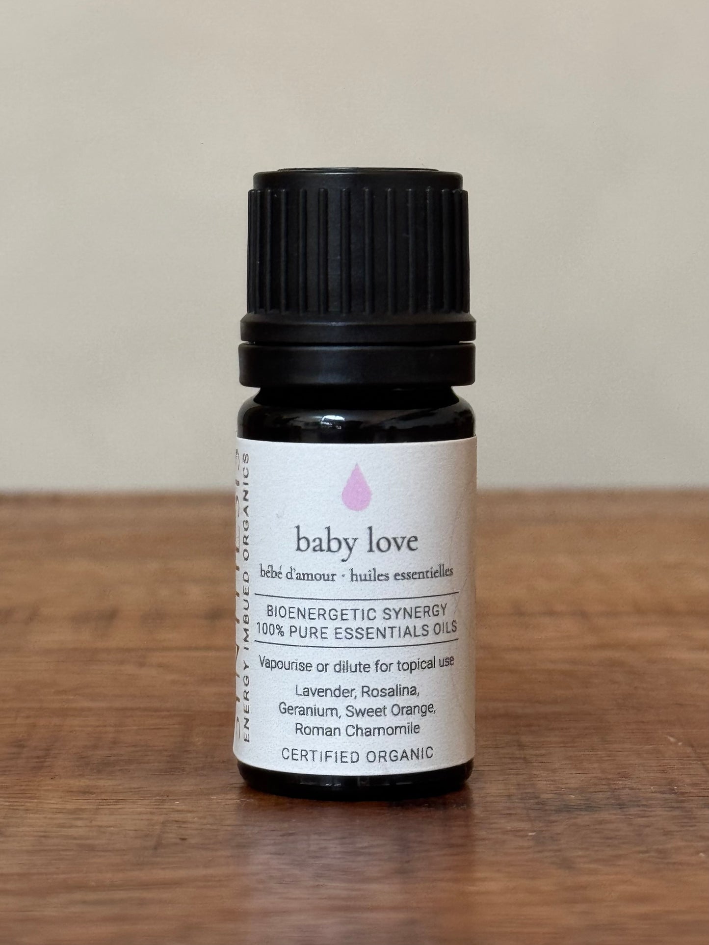 Baby Love Certified Organic Essential Oil, Synthesis Energy Imbued Organics