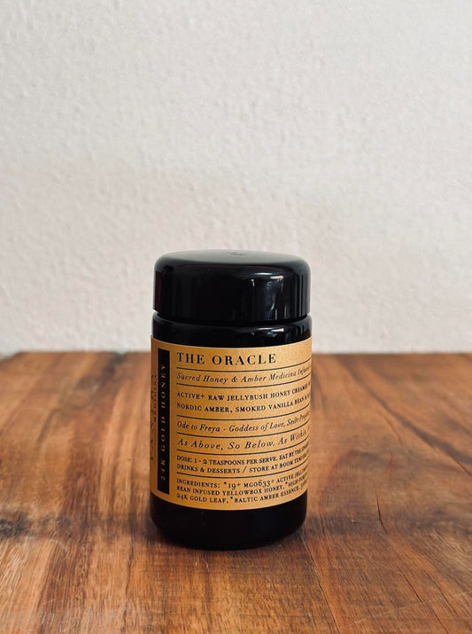The Oracle / Nordic Amber + 24k Gold Creamed Honey, Yantra Medicina