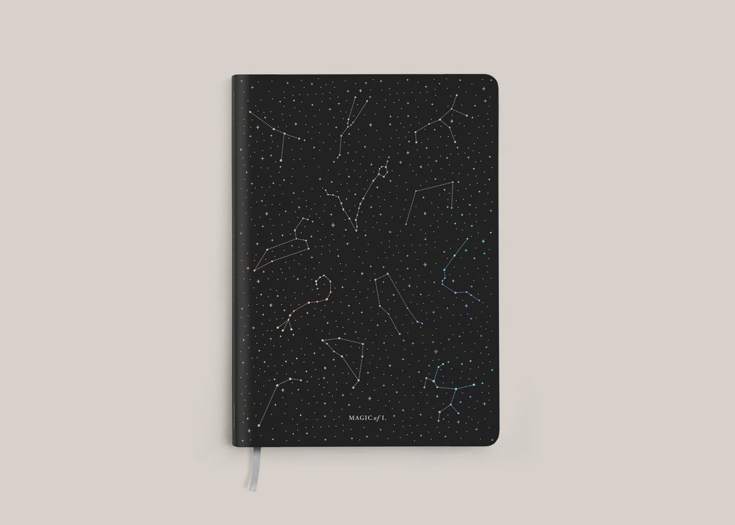 Vegan Leather Lined Journal, Magic of I