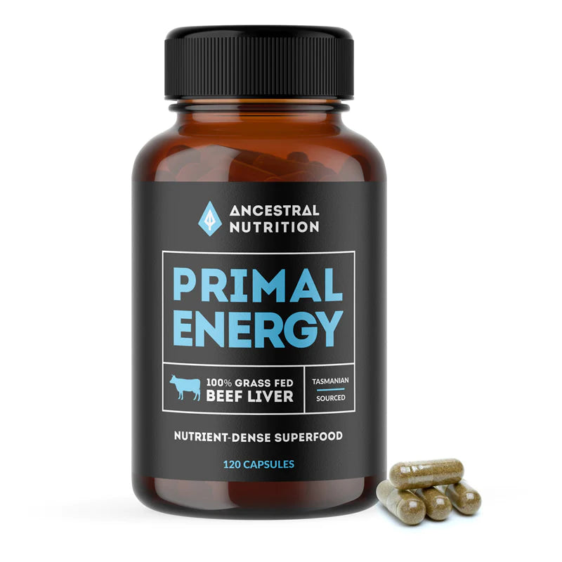 Primal Energy Beef Liver Capsules, Ancestral Nutrition