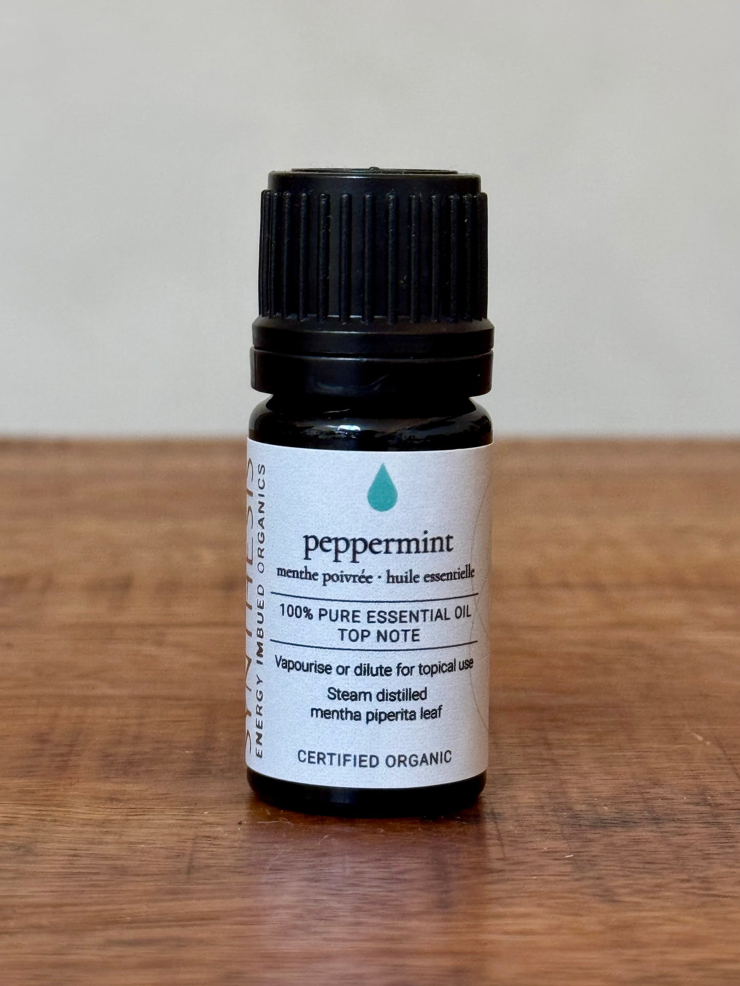 Pepermint Certified Organic Essential Oil, Synthesis Energy Imbued Organics