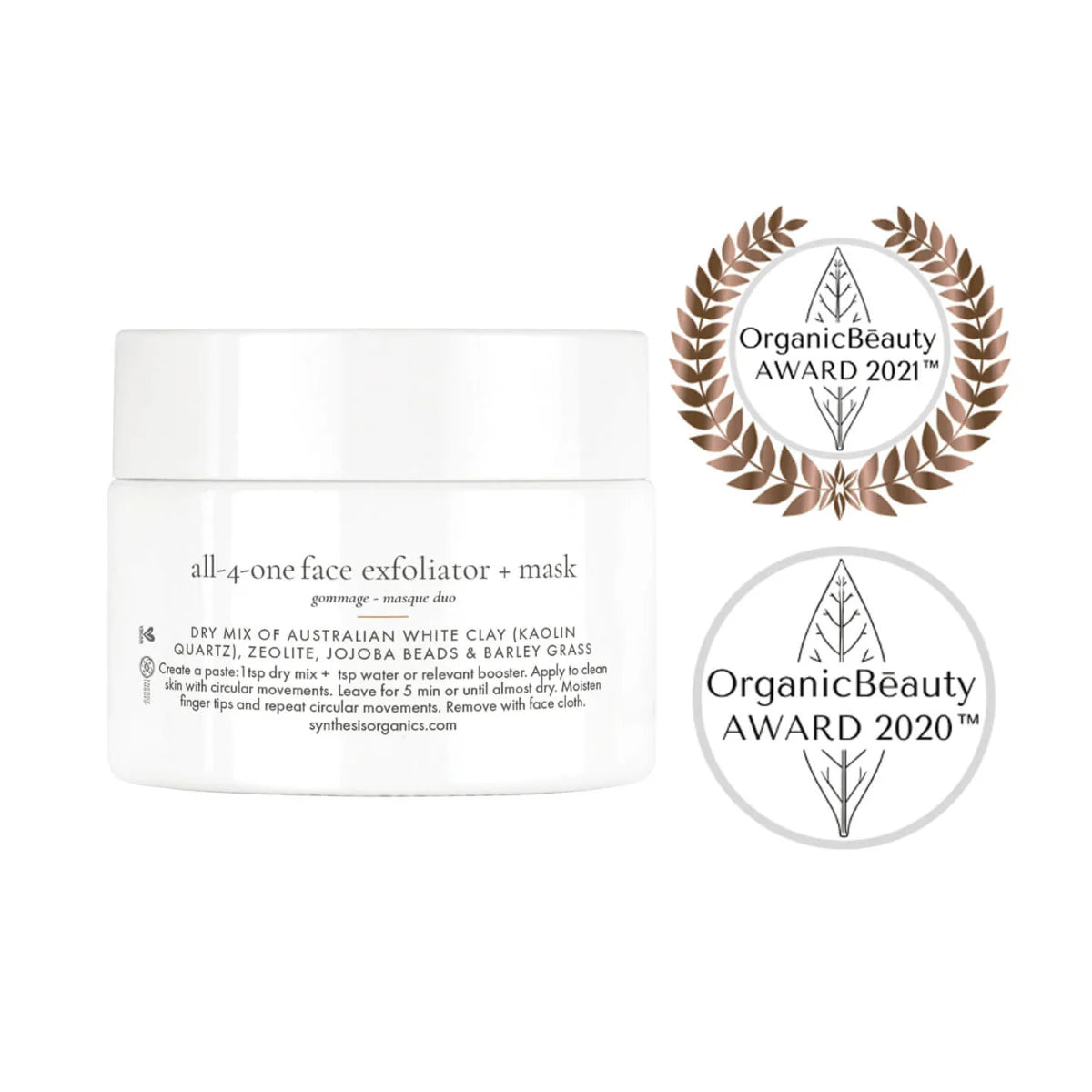 All-4-One Face Exfoliator + Mask, Synthesis Organics