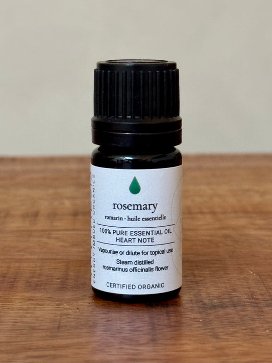 Rosemary Certified Organic Essential Oil, Synthesis Energy Imbued Organics