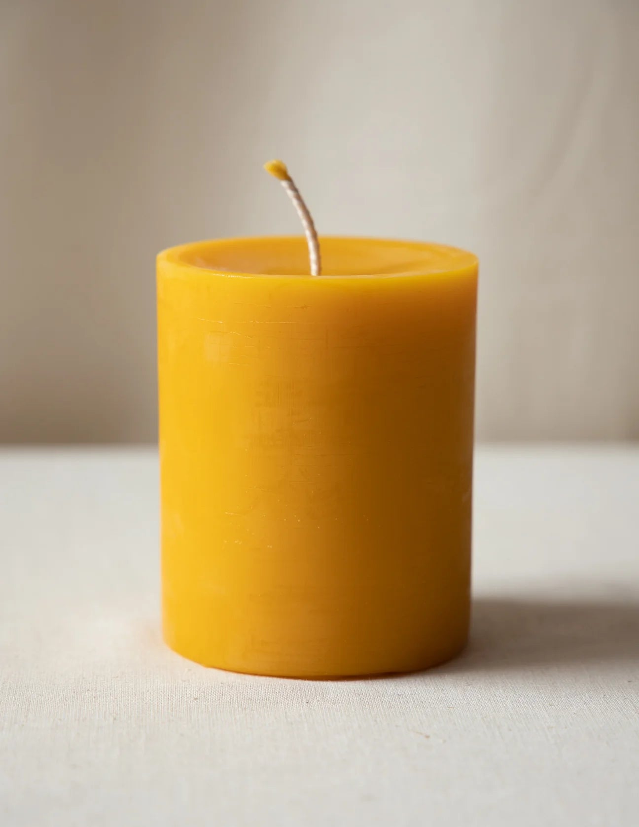 Pillar Candle 9cm Gold, Ahana