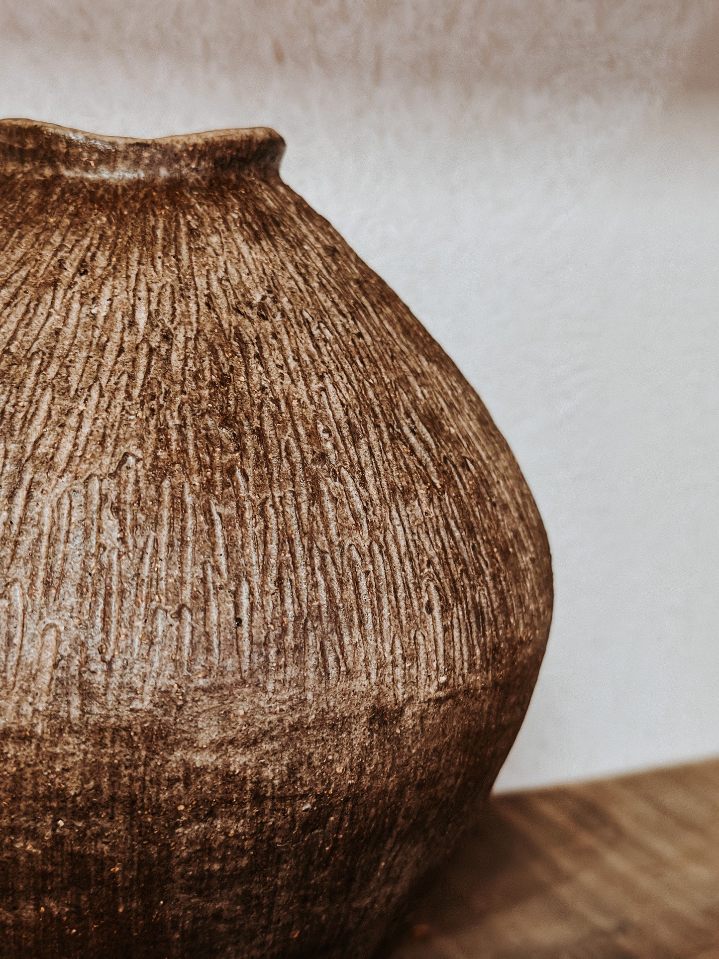 Earth Carved Vase, Void Ceramics