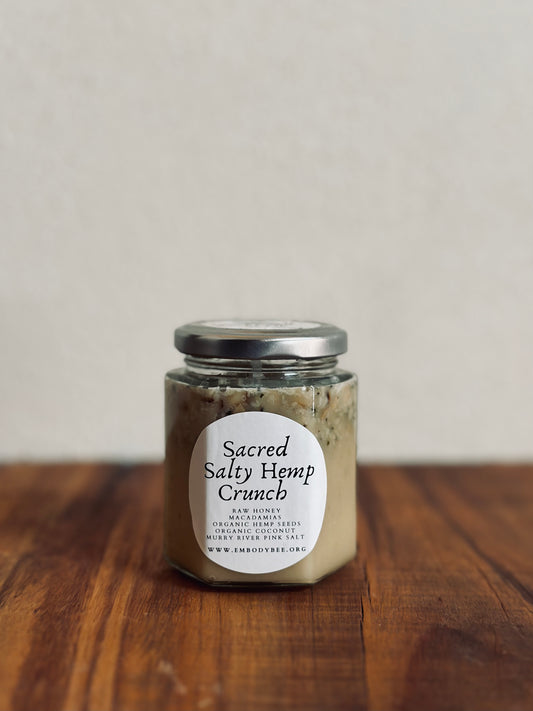 Sacred Salty Hemp Crunch, Embody Bee