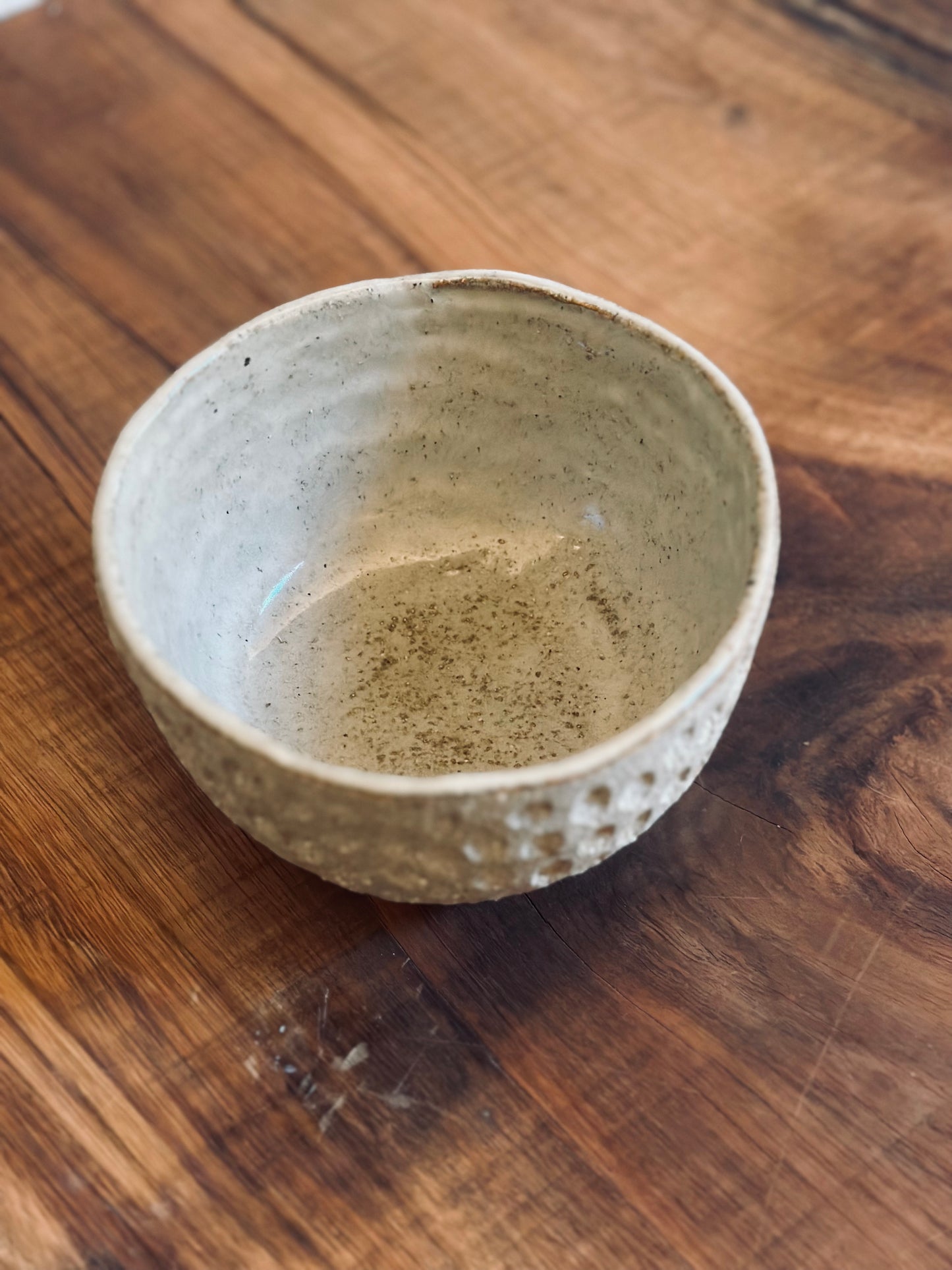 Sand Carved Chawan, Void Ceramics