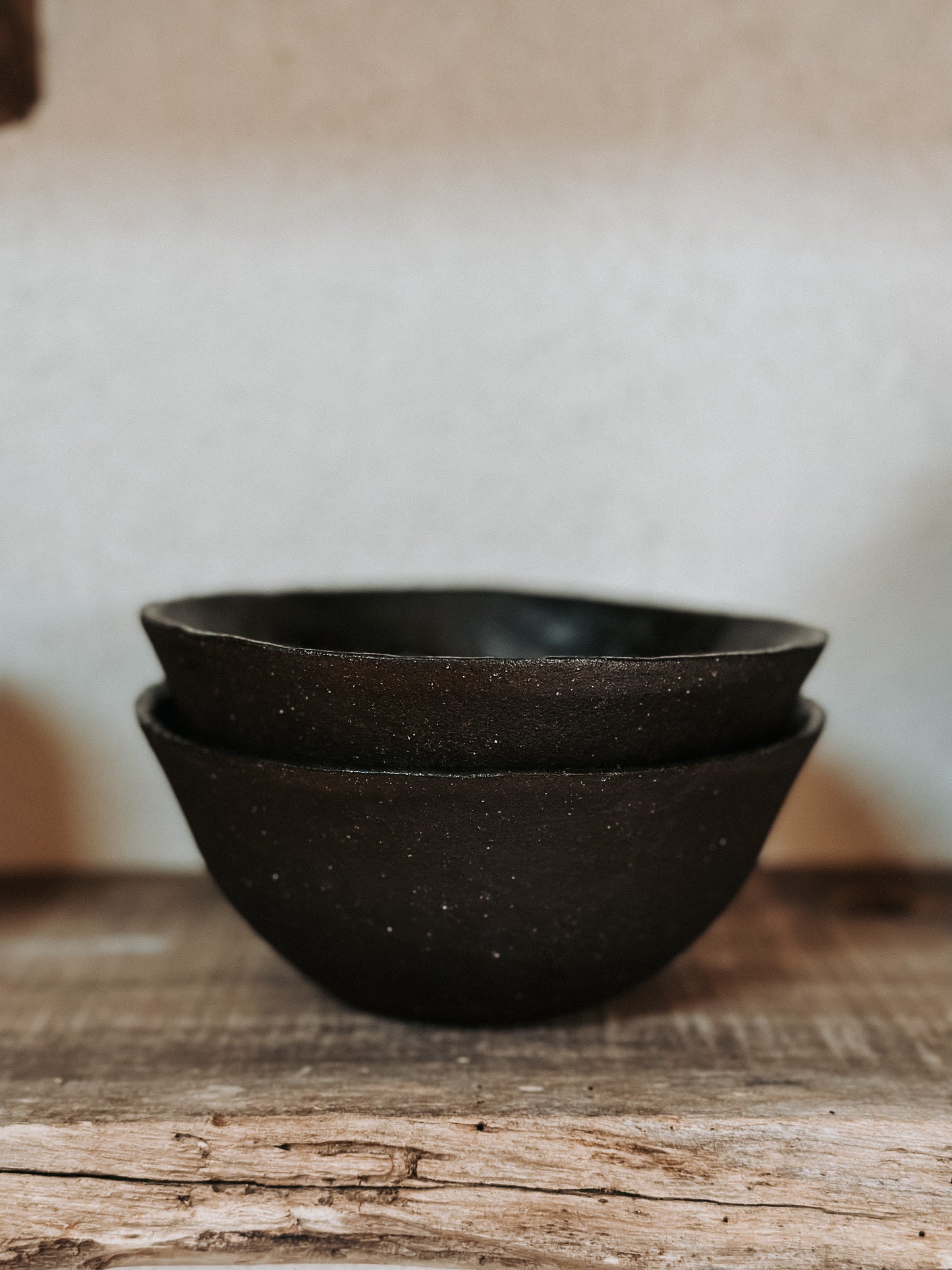 Obsidian Deep Bowl, Void Ceramics