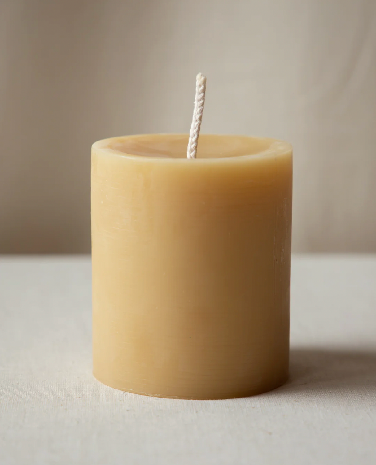 Pillar Candle 9cm Cream, Ahana