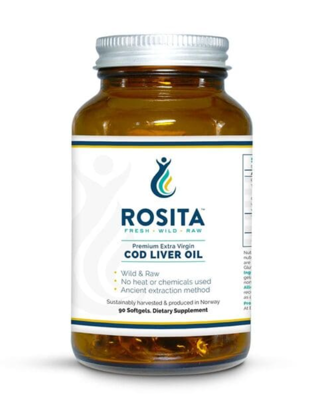 Extra Virgin Cod Liver Oil Softgels, Rosita