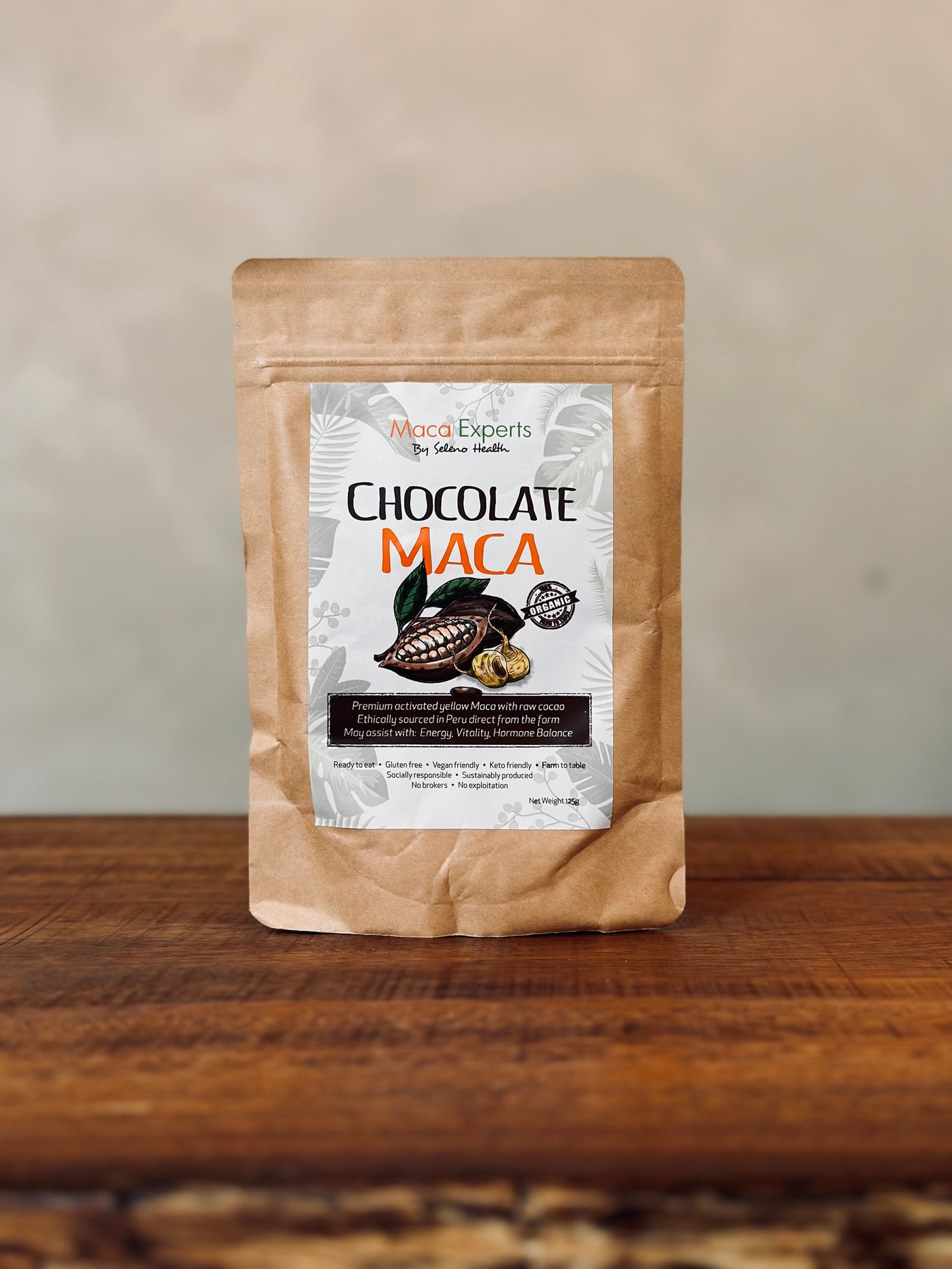 Organic Chocolate Maca, Seleno Health