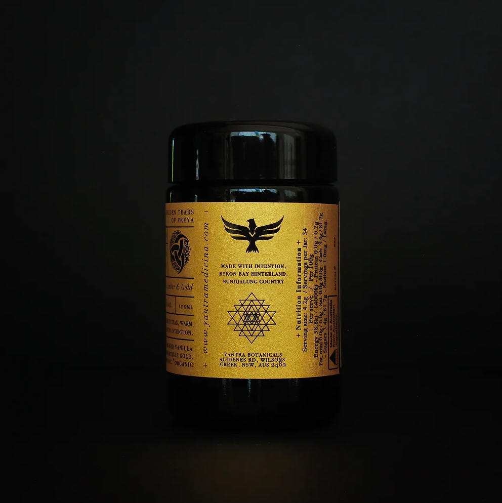 The Oracle / Nordic Amber + 24k Gold Creamed Honey, Yantra Medicina