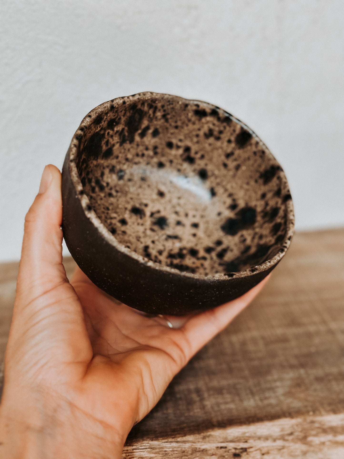 Dark Spot Chawan, Void Ceramics